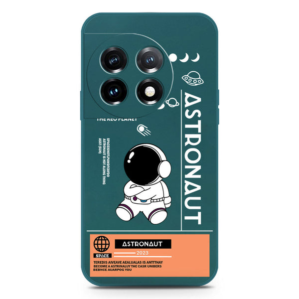 Astronaut Series Soft Phone Case - Silica Gel Case - Darkgreen - OnePlus 11