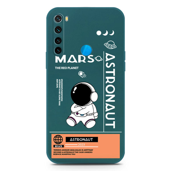 Astronaut Series Soft Phone Case - Silica Gel Case - Darkgreen - Xiaomi Redmi Note 8 2021