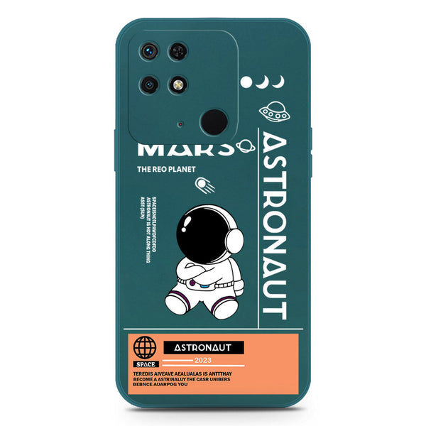 Astronaut Series Soft Phone Case - Silica Gel Case - Darkgreen - Xiaomi Redmi 10C
