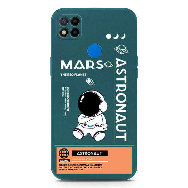 Astronaut Series Soft Phone Case - Silica Gel Case - Darkgreen - Xiaomi Redmi 10A