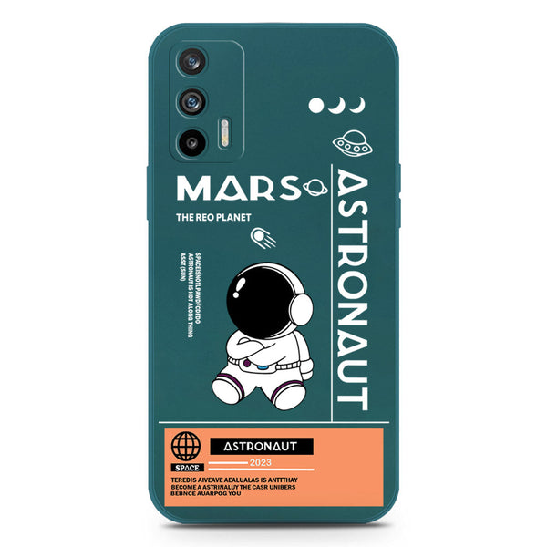 Astronaut Series Soft Phone Case - Silica Gel Case - Darkgreen - Realme GT 5G