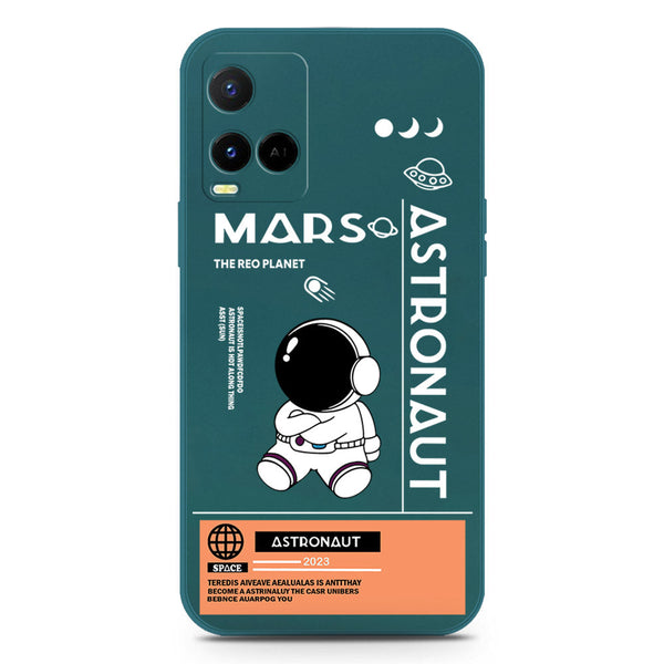Astronaut Series Soft Phone Case - Silica Gel Case - Darkgreen - Vivo Y21e
