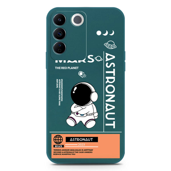 Astronaut Series Soft Phone Case - Silica Gel Case - Darkgreen - Vivo S16e