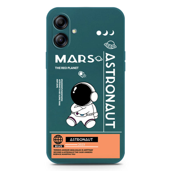 Astronaut Series Soft Phone Case - Silica Gel Case - Darkgreen - Samsung Galaxy M04 4G
