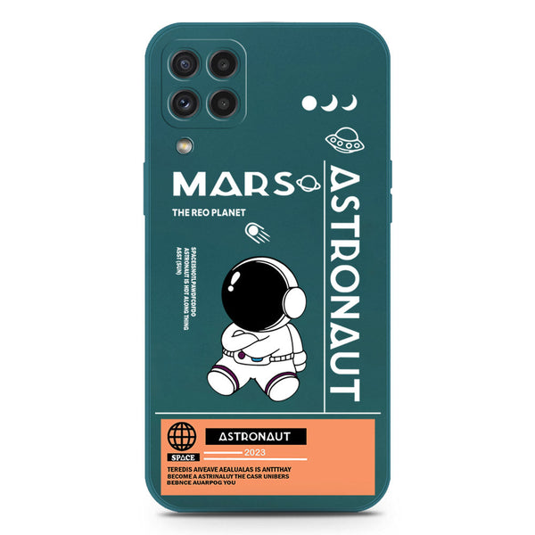 Astronaut Series Soft Phone Case - Silica Gel Case - Darkgreen - Samsung Galaxy A22