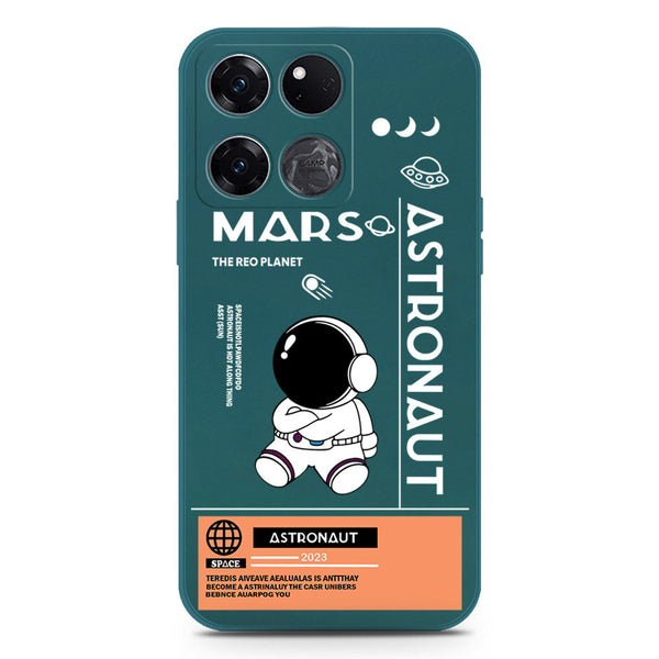 Astronaut Series Soft Phone Case - Silica Gel Case - Darkgreen - OnePlus Ace Racing