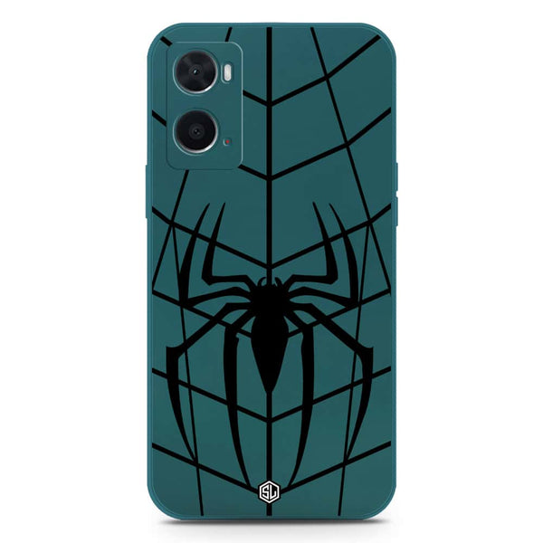 X-Spider Design Soft Phone Case - Silica Gel Case - Darkgreen - Oppo A36