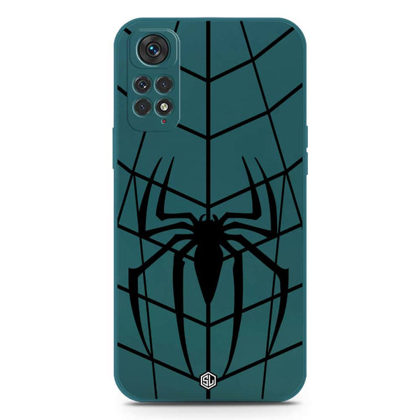 X-Spider Design Soft Phone Case - Silica Gel Case - Darkgreen - Xiaomi Redmi Note 11S