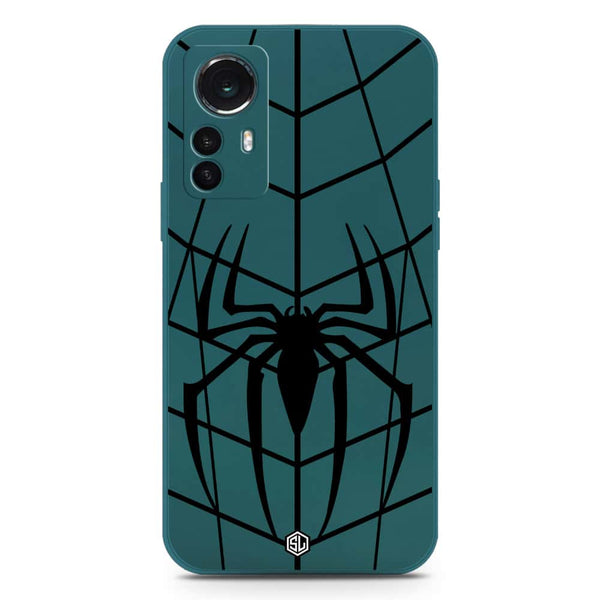 X-Spider Design Soft Phone Case - Silica Gel Case - Darkgreen - Xiaomi 12S