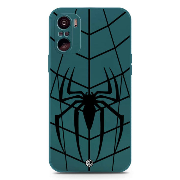 X-Spider Design Soft Phone Case - Silica Gel Case - Darkgreen - Xiaomi Mi 11X Pro