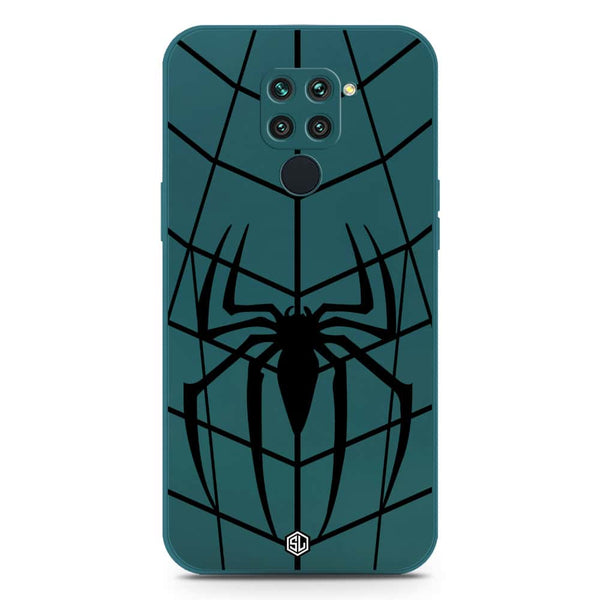 X-Spider Design Soft Phone Case - Silica Gel Case - Darkgreen - Xiaomi Redmi 10X 4G