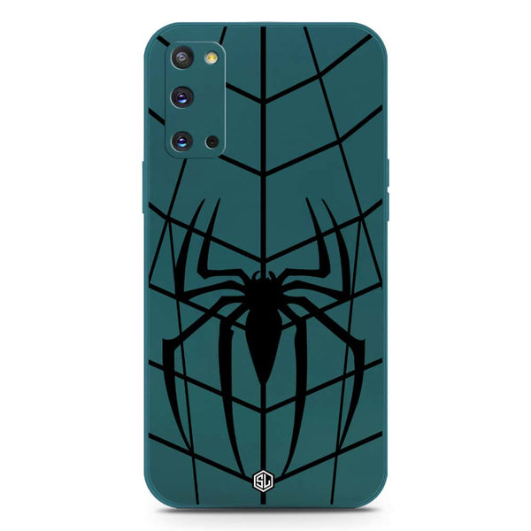 X-Spider Design Soft Phone Case - Silica Gel Case - Darkgreen - Samsung Galaxy S20