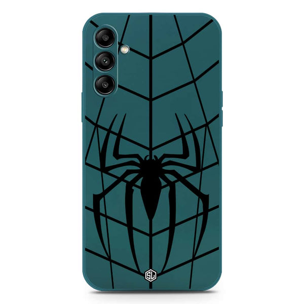 X-Spider Design Soft Phone Case - Silica Gel Case - Darkgreen - Samsung Galaxy A04s