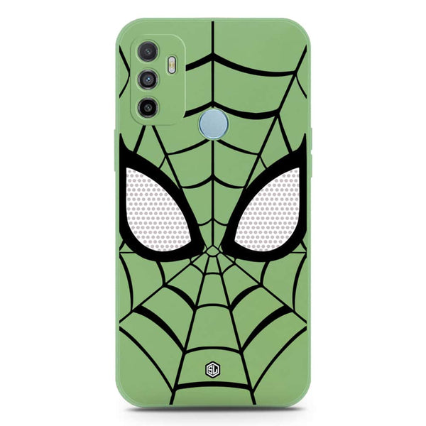 Cool Spider Design Soft Phone Case - Silica Gel Case - LightGreen - Oppo A53