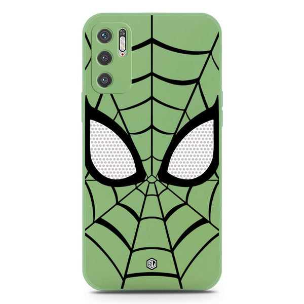 Cool Spider Design Soft Phone Case - Silica Gel Case - LightGreen - Xiaomi Redmi Note 10 5G