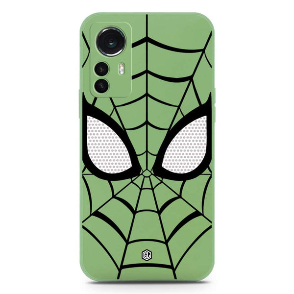 Cool Spider Design Soft Phone Case - Silica Gel Case - LightGreen - Xiaomi 12S