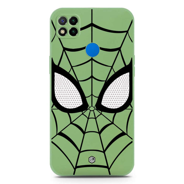 Cool Spider Design Soft Phone Case - Silica Gel Case - LightGreen - Xiaomi Redmi 10A