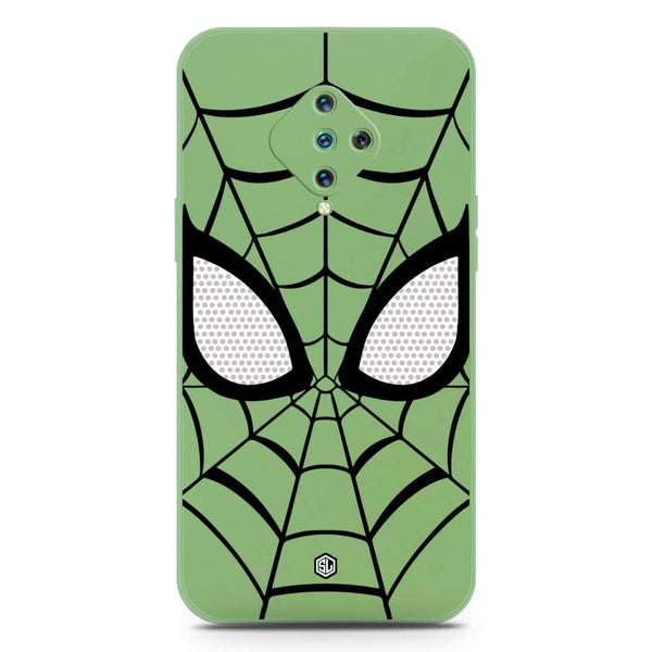 Cool Spider Design Soft Phone Case - Silica Gel Case - LightGreen - Vivo Y51 (2020 September)