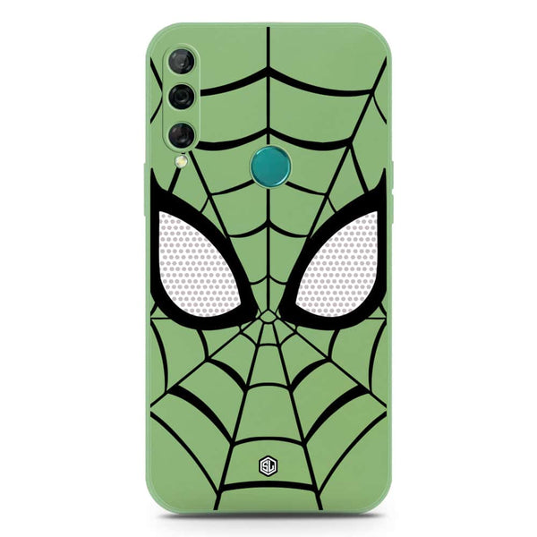 Cool Spider Design Soft Phone Case - Silica Gel Case - LightGreen - Huawei Y9 Prime 2019
