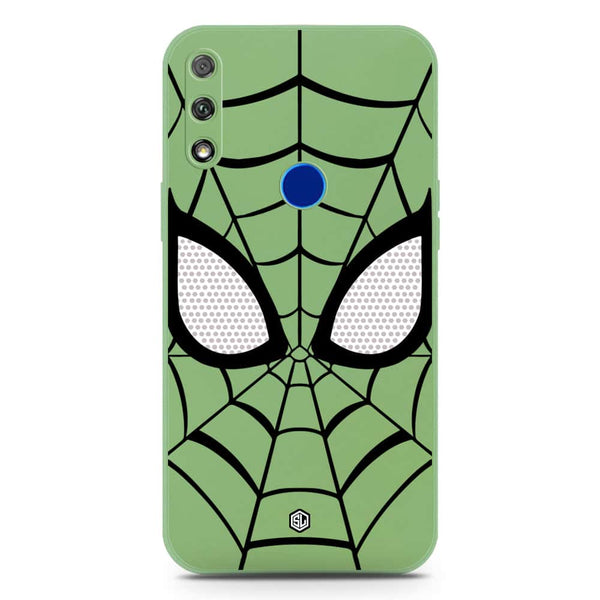 Cool Spider Design Soft Phone Case - Silica Gel Case - LightGreen - Honor 9X