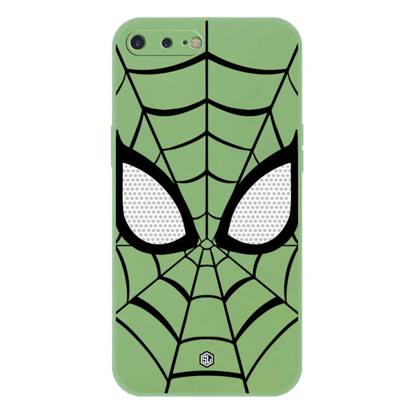 Cool Spider Design Soft Phone Case - Silica Gel Case - LightGreen - iPhone 8 Plus / 7 Plus