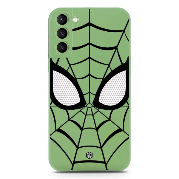 Cool Spider Design Soft Phone Case - Silica Gel Case - LightGreen - Samsung Galaxy S21 FE 5G