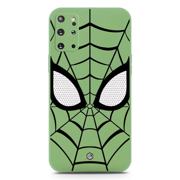 Cool Spider Design Soft Phone Case - Silica Gel Case - LightGreen - Samsung Galaxy S20 Plus