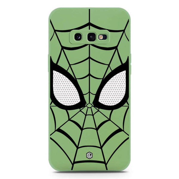 Cool Spider Design Soft Phone Case - Silica Gel Case - LightGreen - Samsung Galaxy S10e