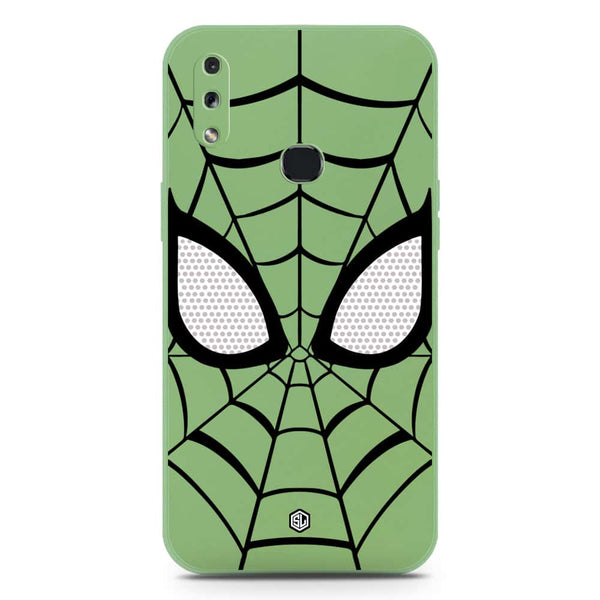 Cool Spider Design Soft Phone Case - Silica Gel Case - LightGreen - Samsung Galaxy A10s