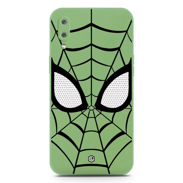 Cool Spider Design Soft Phone Case - Silica Gel Case - LightGreen - Samsung Galaxy A02