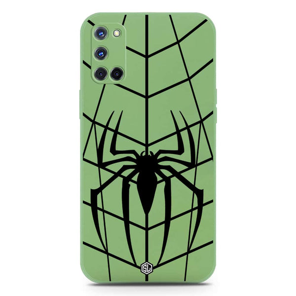X-Spider Design Soft Phone Case - Silica Gel Case - LightGreen - Oppo A92