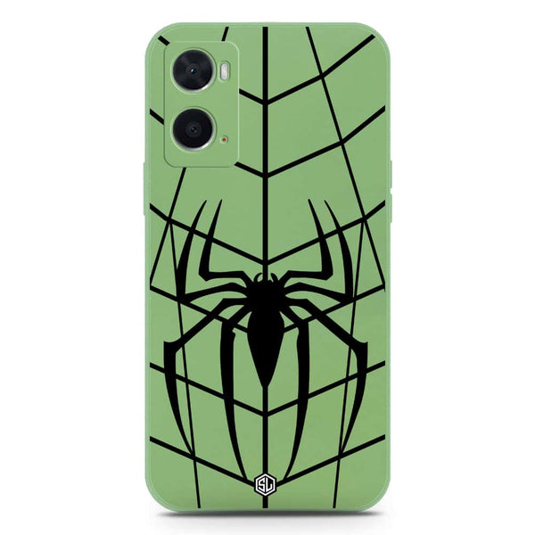 X-Spider Design Soft Phone Case - Silica Gel Case - LightGreen - Oppo A36