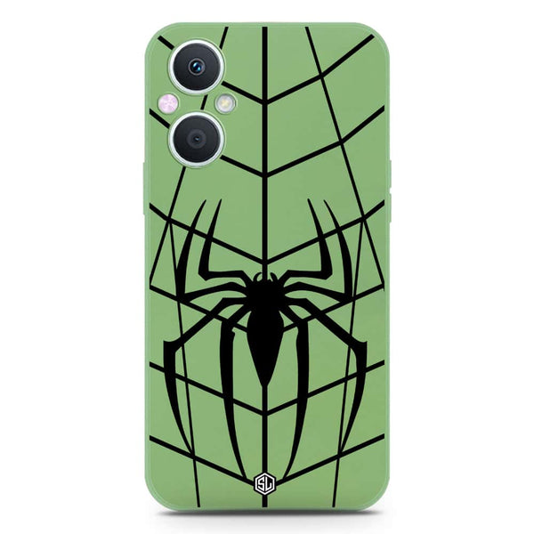 X-Spider Design Soft Phone Case - Silica Gel Case - LightGreen - OnePlus Nord N20 5G