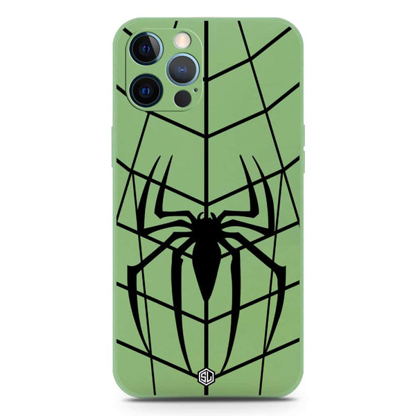 X-Spider Design Soft Phone Case - Silica Gel Case - LightGreen - iPhone 12 Pro Max