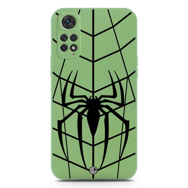 X-Spider Design Soft Phone Case - Silica Gel Case - LightGreen - Xiaomi Dark Redmi Note 11