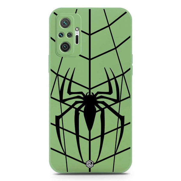 X-Spider Design Soft Phone Case - Silica Gel Case - LightGreen - Xiaomi Redmi Note 10 Pro Max