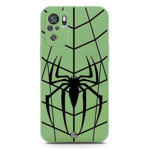 X-Spider Design Soft Phone Case - Silica Gel Case - LightGreen - Xiaomi Redmi Note 10S