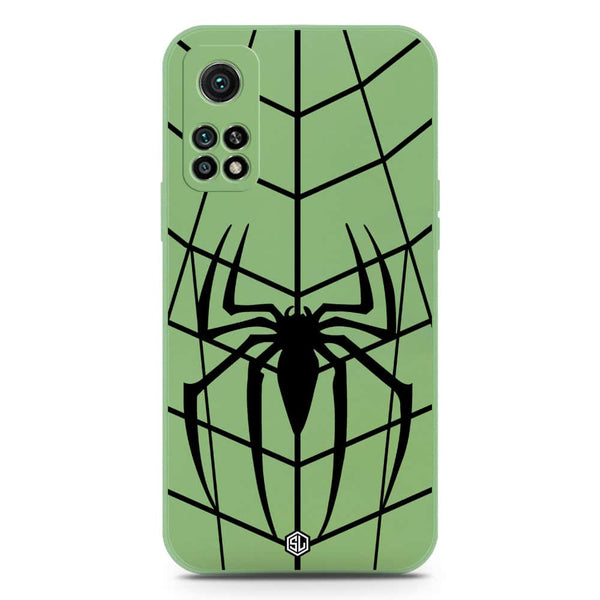 X-Spider Design Soft Phone Case - Silica Gel Case - LightGreen - Xiaomi Mi 10T Pro