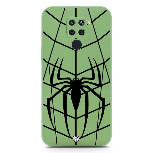 X-Spider Design Soft Phone Case - Silica Gel Case - LightGreen - Xiaomi Redmi 10X 4G
