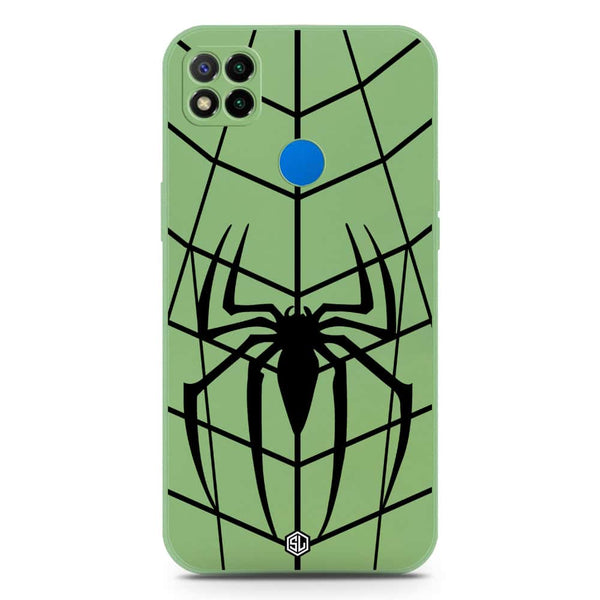 X-Spider Design Soft Phone Case - Silica Gel Case - LightGreen - Xiaomi Redmi 10A
