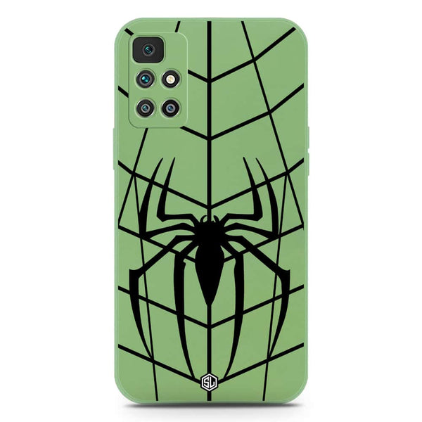 X-Spider Design Soft Phone Case - Silica Gel Case - LightGreen - Xiaomi Redmi 10 2022
