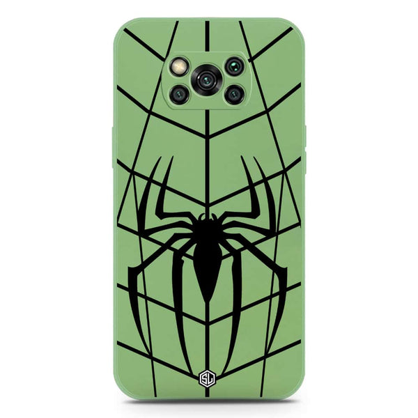 X-Spider Design Soft Phone Case - Silica Gel Case - LightGreen - Xiaomi Poco X3