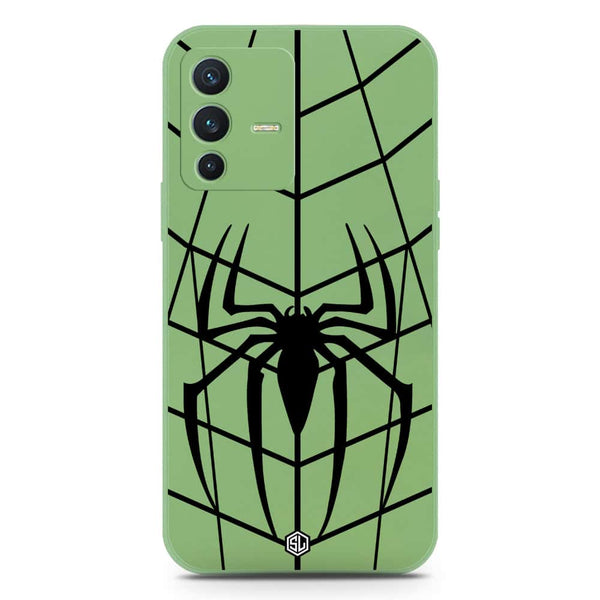 X-Spider Design Soft Phone Case - Silica Gel Case - LightGreen - Vivo S12