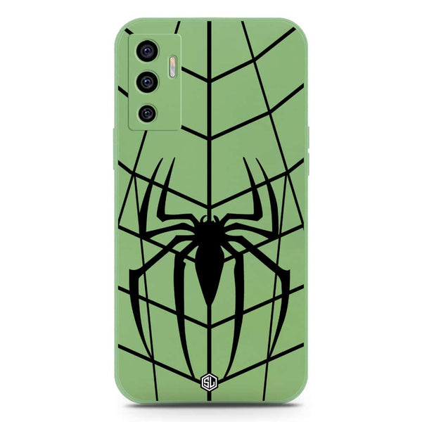 X-Spider Design Soft Phone Case - Silica Gel Case - LightGreen - Vivo S10e