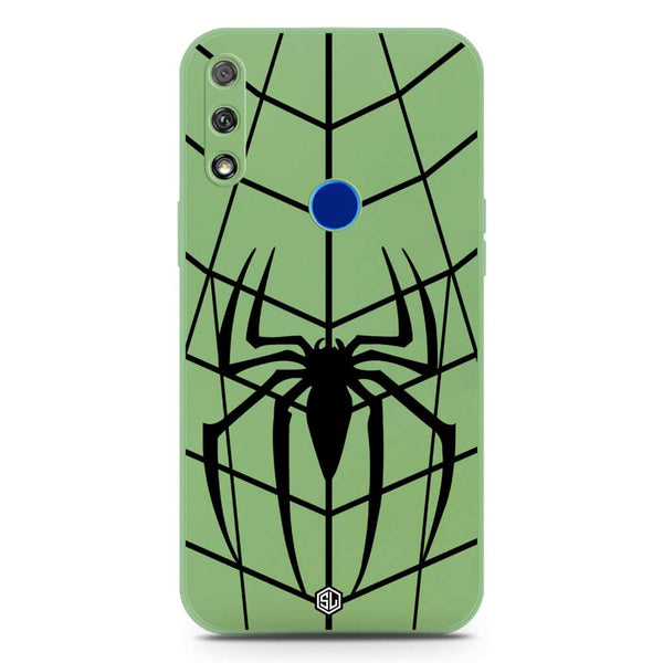 X-Spider Design Soft Phone Case - Silica Gel Case - LightGreen - Honor 9X