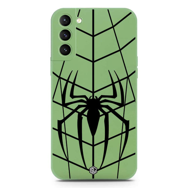 X-Spider Design Soft Phone Case - Silica Gel Case - LightGreen - Samsung Galaxy S21 Plus 5G