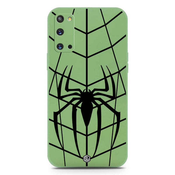 X-Spider Design Soft Phone Case - Silica Gel Case - LightGreen - Samsung Galaxy S20