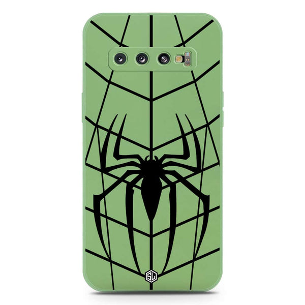 X-Spider Design Soft Phone Case - Silica Gel Case - LightGreen - Samsung Galaxy S10