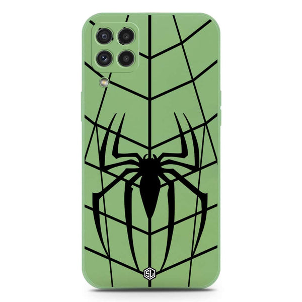 X-Spider Design Soft Phone Case - Silica Gel Case - LightGreen - Samsung Galaxy M32