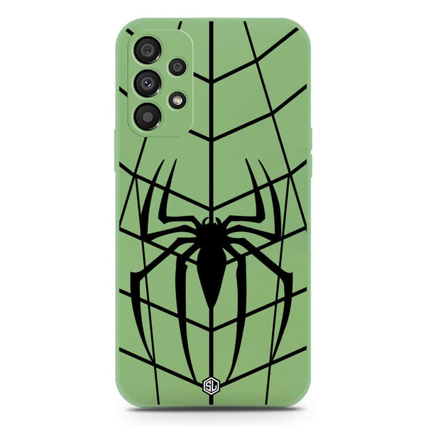 X-Spider Design Soft Phone Case - Silica Gel Case - LightGreen - Samsung Galaxy A33 5G